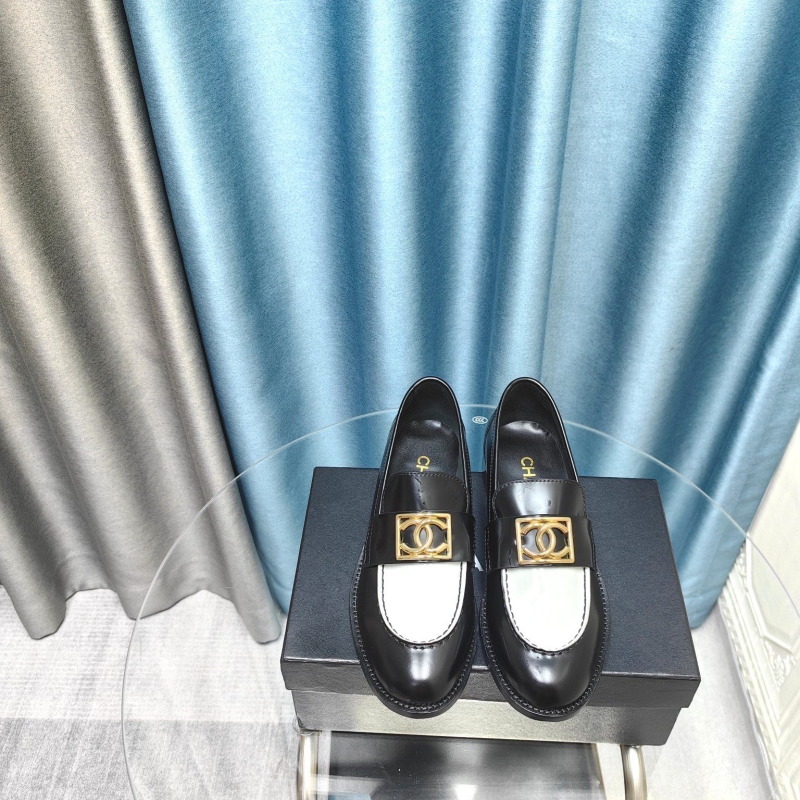 Ch*el leather shoes